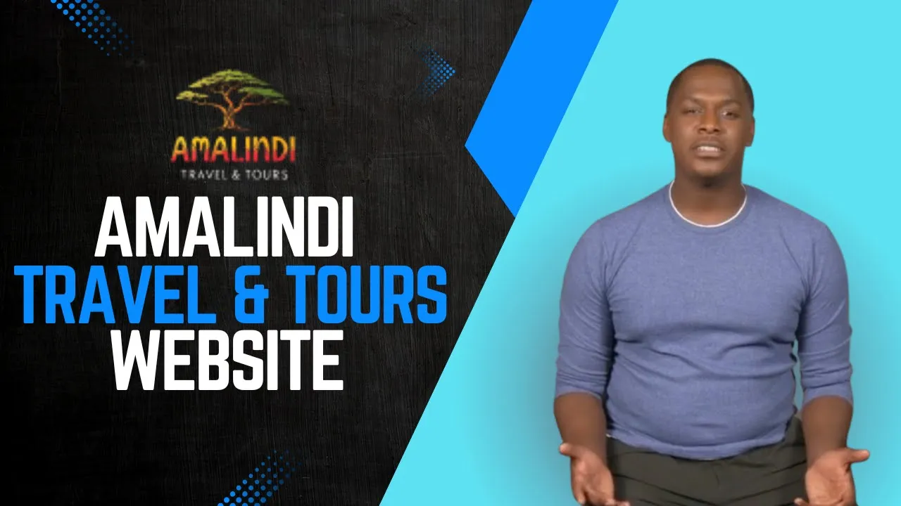 Stunning Travel Website Showcase | Amalindi Travel & Tours [Built by TaffyDevs]